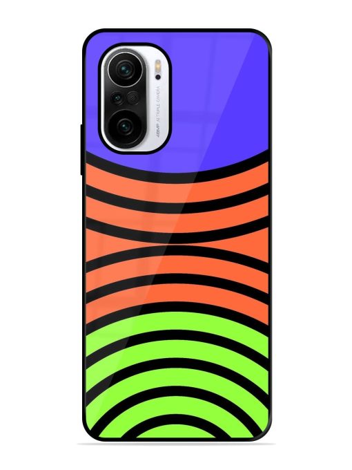 Psychedelic Stripe Symphony Glossy Soft Edge Case for Xiaomi Mi 11X (5G) Chachhi