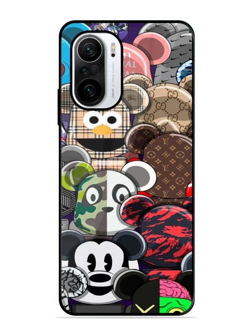 Streetwear Bearbrick Extravaganza Glossy Soft Edge Case for Xiaomi Mi 11X (5G) Chachhi