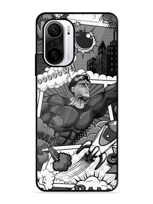 Comic Book Chaos Glossy Soft Edge Case for Xiaomi Mi 11X (5G) Chachhi