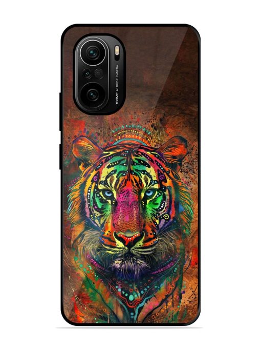 Cosmic Tiger Glossy Soft Edge Case for Xiaomi Mi 11X Pro (5G) Chachhi