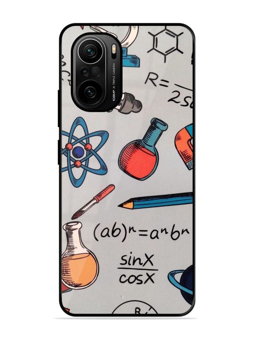 Science Doodle Glossy Soft Edge Case for Xiaomi Mi 11X Pro (5G) Chachhi