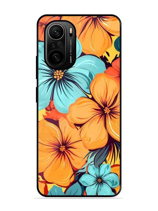 Tropical Bloom Glossy Soft Edge Case for Xiaomi Mi 11X Pro (5G) Chachhi