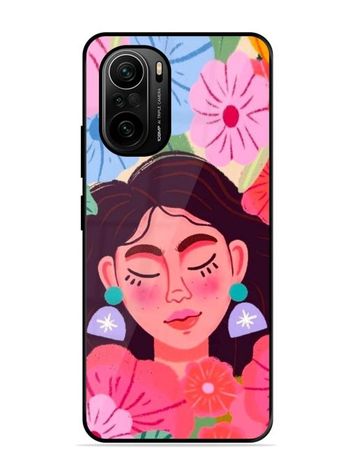 Blooming Serenity Glossy Soft Edge Case for Xiaomi Mi 11X Pro (5G) Chachhi