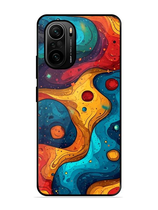 Cosmic Swirl Glossy Soft Edge Case for Xiaomi Mi 11X Pro (5G) Chachhi