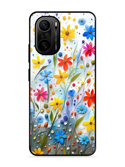 Vibrant Floral Glossy Soft Edge Case for Xiaomi Mi 11X Pro (5G) Chachhi