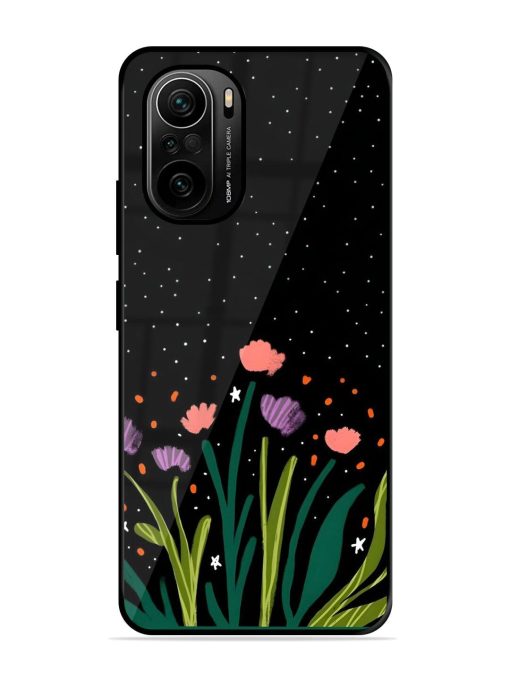 Midnight Bloom Glossy Soft Edge Case for Xiaomi Mi 11X Pro (5G) Chachhi