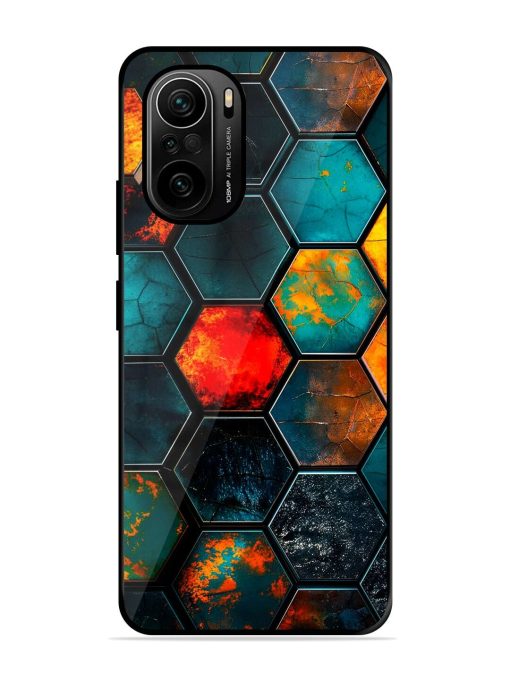 Hexagon Hive Glossy Soft Edge Case for Xiaomi Mi 11X Pro (5G) Chachhi