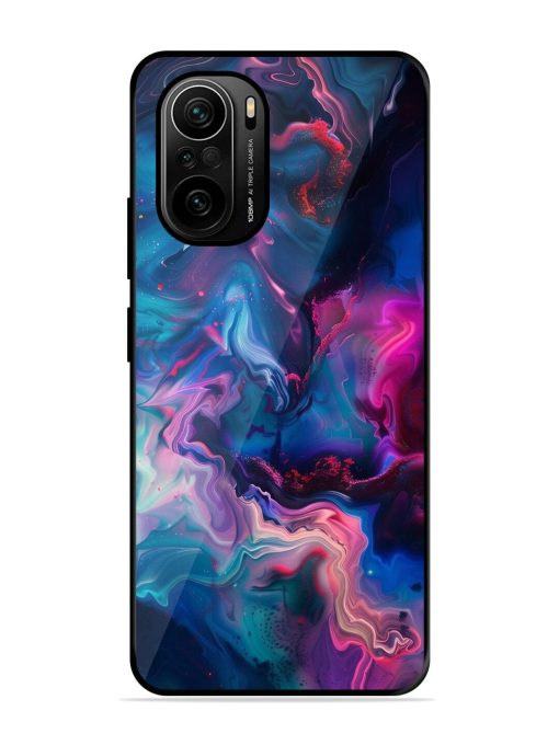 Cosmic Swirl Glossy Soft Edge Case for Xiaomi Mi 11X Pro (5G) Chachhi