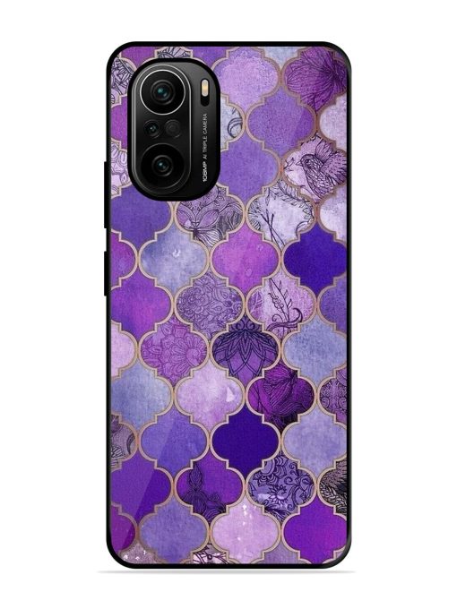 Purple Mosaic Magic Glossy Soft Edge Case for Xiaomi Mi 11X Pro (5G) Chachhi