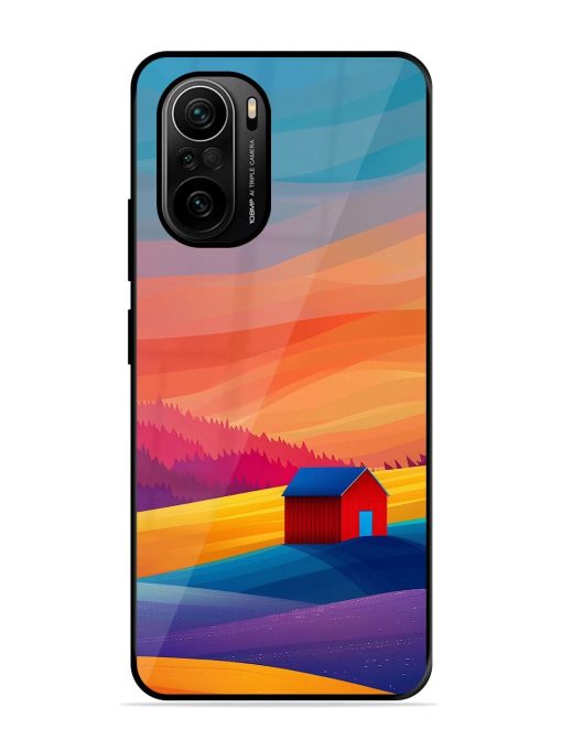 Sunset Solitude Glossy Soft Edge Case for Xiaomi Mi 11X Pro (5G) Chachhi