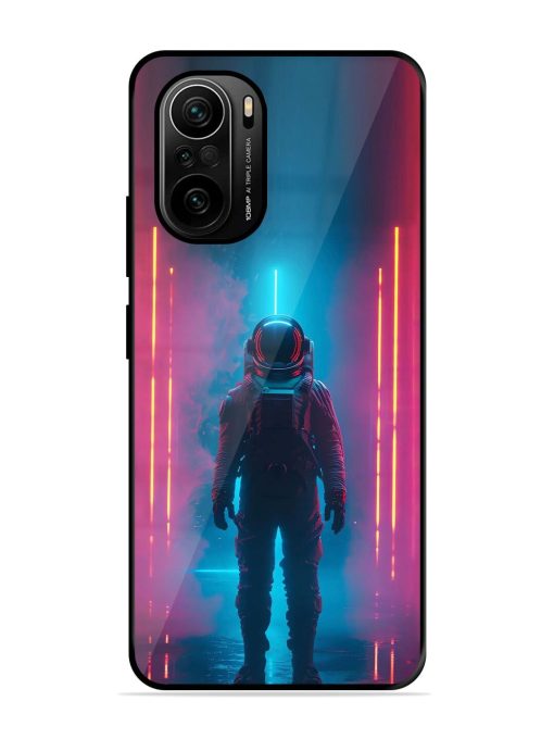 Neon Astronaut Glossy Soft Edge Case for Xiaomi Mi 11X Pro (5G) Chachhi