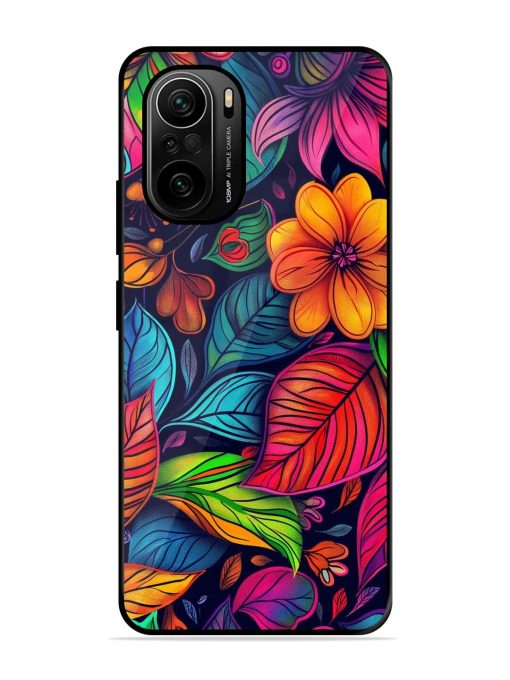 Rainbow Of Blooms Glossy Soft Edge Case for Xiaomi Mi 11X Pro (5G) Chachhi