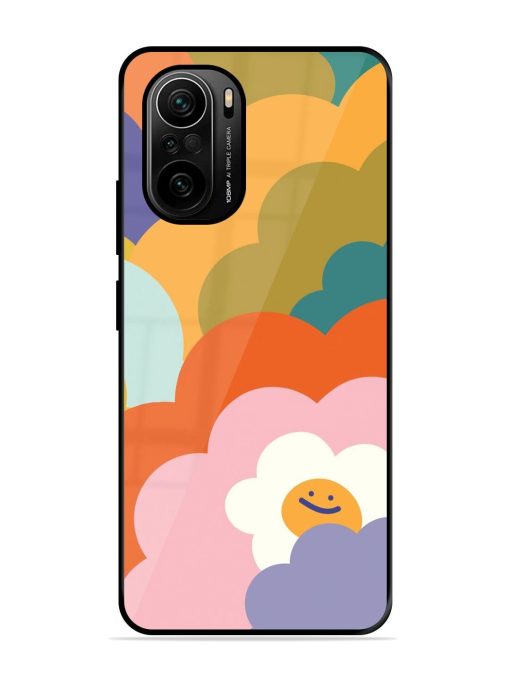 Happy Flower Power Glossy Soft Edge Case for Xiaomi Mi 11X Pro (5G) Chachhi