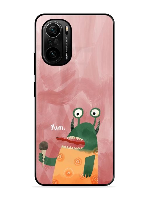 Hungry Monster Glossy Soft Edge Case for Xiaomi Mi 11X Pro (5G) Chachhi