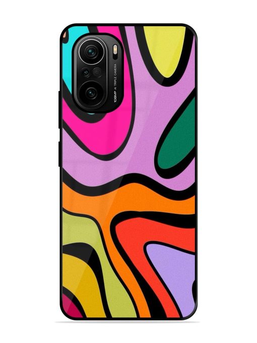 Groovy Swirls Glossy Soft Edge Case for Xiaomi Mi 11X Pro (5G) Chachhi