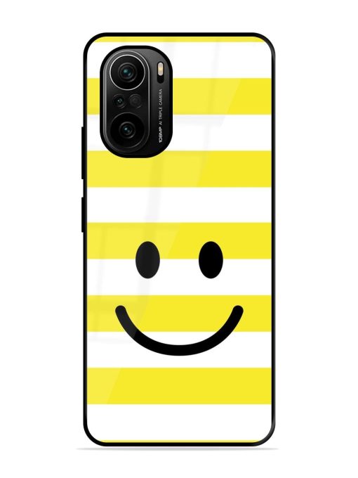 Smiling Stripes Glossy Soft Edge Case for Xiaomi Mi 11X Pro (5G) Chachhi