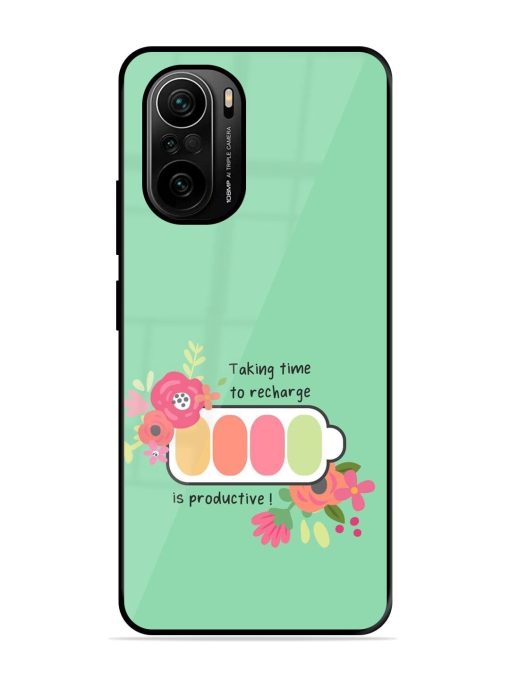 Recharge And Bloom Glossy Soft Edge Case for Xiaomi Mi 11X Pro (5G) Chachhi