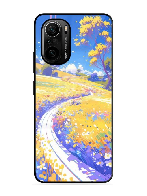 Vibrant Spring Meadow Glossy Soft Edge Case for Xiaomi Mi 11X Pro (5G) Chachhi