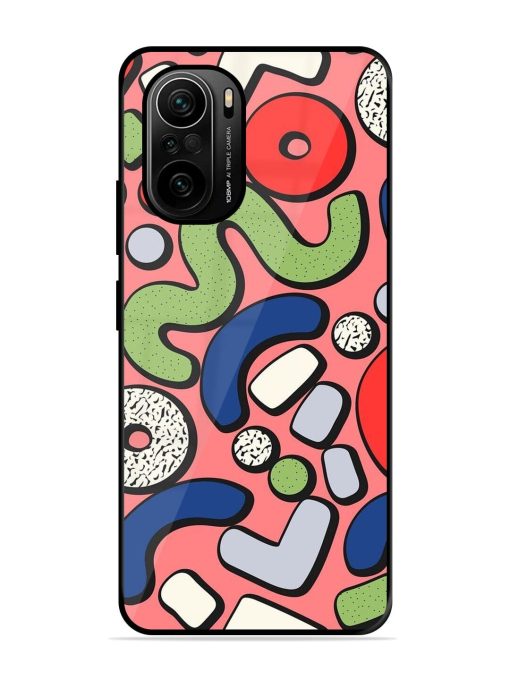 Groovy Geometric Shapes Glossy Soft Edge Case for Xiaomi Mi 11X Pro (5G) Chachhi