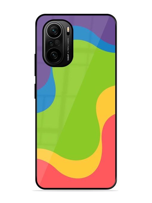 Wavy Rainbow Wonderland Glossy Soft Edge Case for Xiaomi Mi 11X Pro (5G) Chachhi