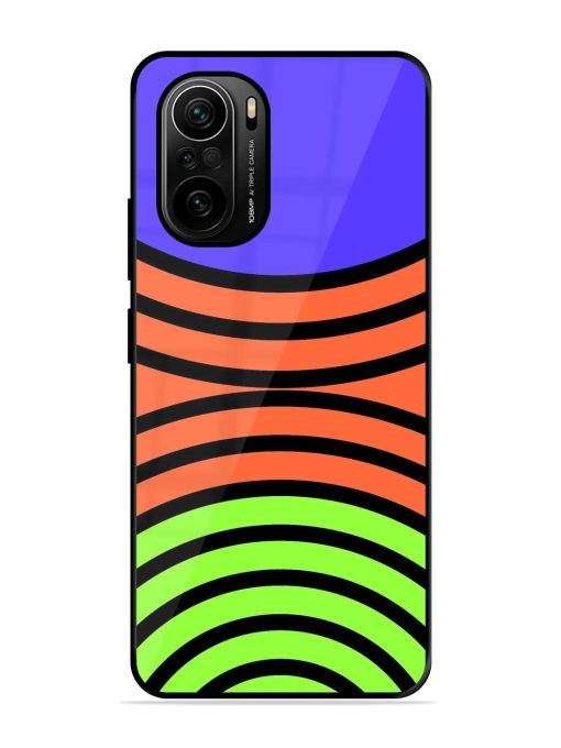 Psychedelic Stripe Symphony Glossy Soft Edge Case for Xiaomi Mi 11X Pro (5G) Chachhi