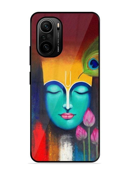 Divine Tranquility: The Face Of Krishna Glossy Soft Edge Case for Xiaomi Mi 11X Pro (5G) Chachhi