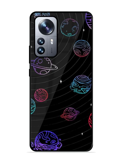 Cosmic Ballet Glossy Soft Edge Case for Xiaomi Mi 12 Pro (5G) Chachhi