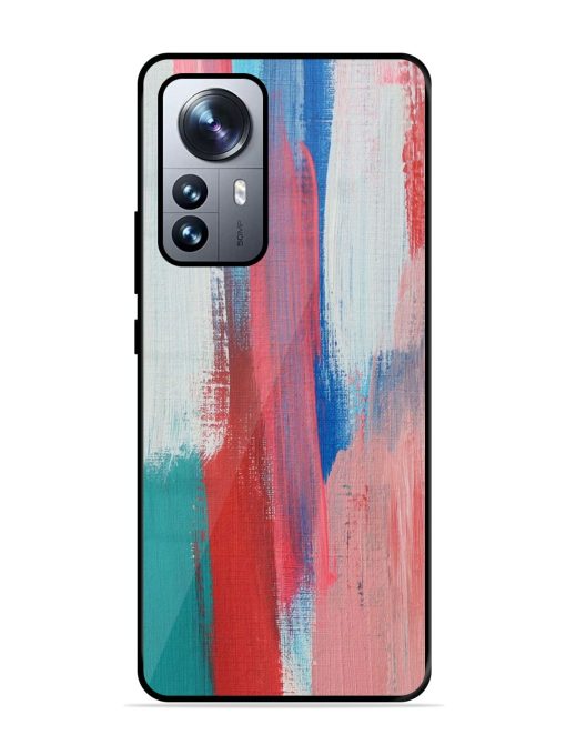 Colorful Chaos Glossy Soft Edge Case for Xiaomi Mi 12 Pro (5G) Chachhi