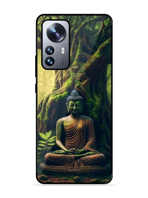 Green Buddha Art Glossy Soft Edge Case for Xiaomi Mi 12 Pro (5G) Chachhi