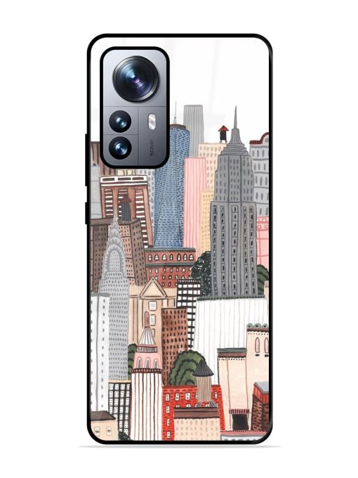 Cityscape Dreams Glossy Soft Edge Case for Xiaomi Mi 12 Pro (5G) Chachhi