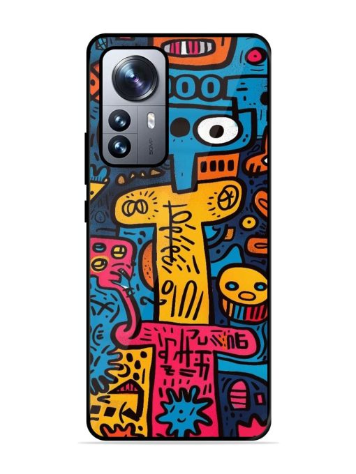 Doodletopia Glossy Soft Edge Case for Xiaomi Mi 12 Pro (5G) Chachhi