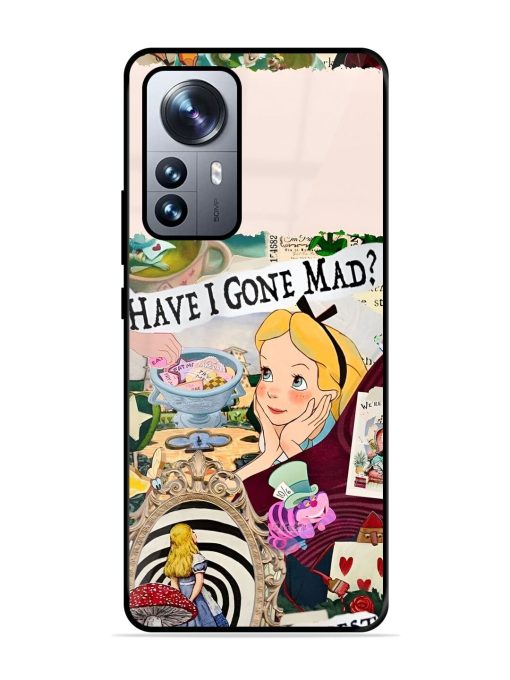 Mad Hatter'S Collage Glossy Soft Edge Case for Xiaomi Mi 12 Pro (5G) Chachhi