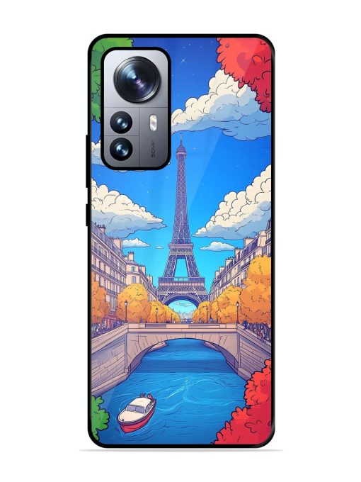 Parisian Panorama Glossy Soft Edge Case for Xiaomi Mi 12 Pro (5G) Chachhi