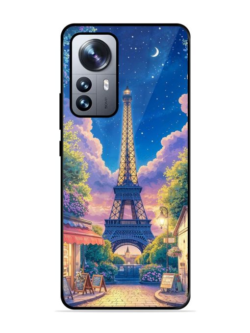 Twilight In Paris Glossy Soft Edge Case for Xiaomi Mi 12 Pro (5G) Chachhi