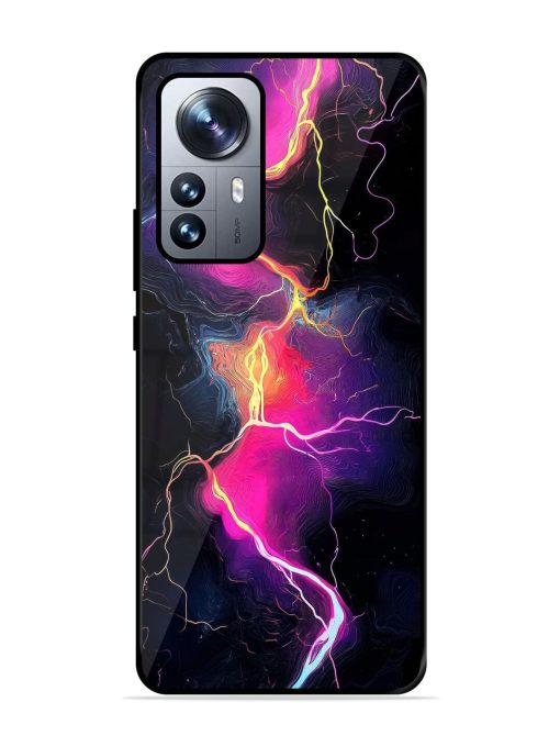 Electric Dreams Glossy Soft Edge Case for Xiaomi Mi 12 Pro (5G) Chachhi