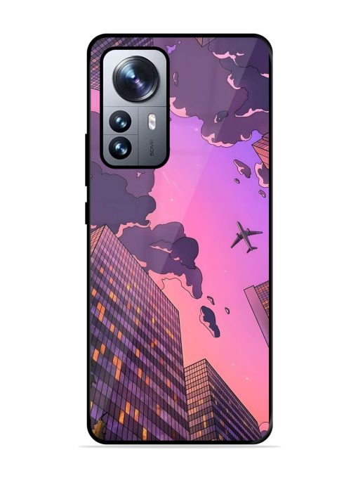 Urban Twilight Glossy Soft Edge Case for Xiaomi Mi 12 Pro (5G) Chachhi