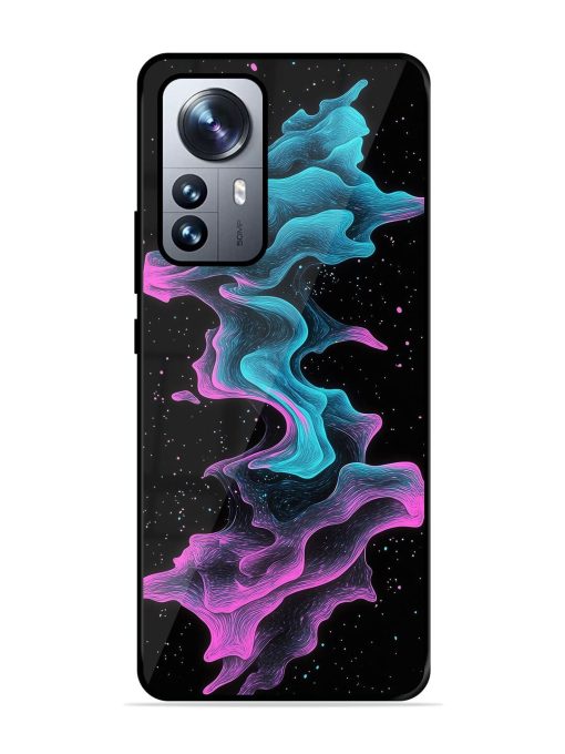 Cosmic Currents Glossy Soft Edge Case for Xiaomi Mi 12 Pro (5G) Chachhi