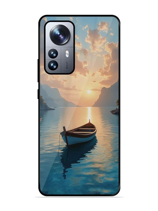 Serene Sunset Glossy Soft Edge Case for Xiaomi Mi 12 Pro (5G) Chachhi