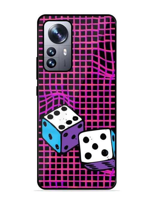 Glitched Dice Glossy Soft Edge Case for Xiaomi Mi 12 Pro (5G) Chachhi