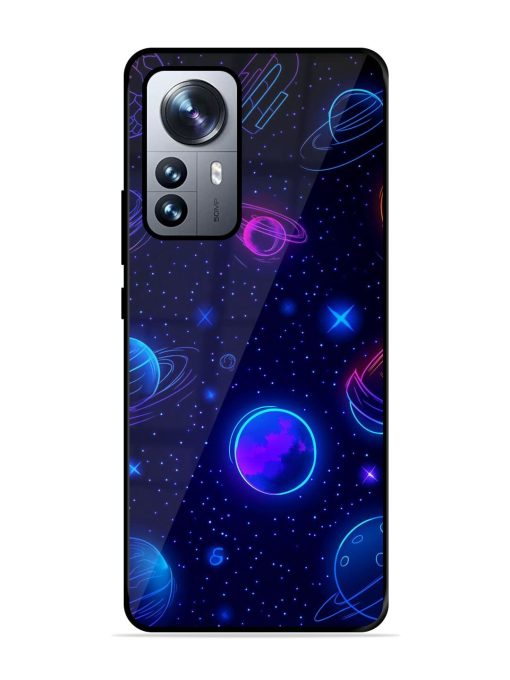 Neon Cosmos Glossy Soft Edge Case for Xiaomi Mi 12 Pro (5G) Chachhi