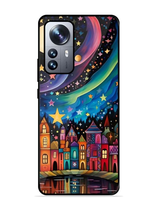 Starlit Village Glossy Soft Edge Case for Xiaomi Mi 12 Pro (5G) Chachhi