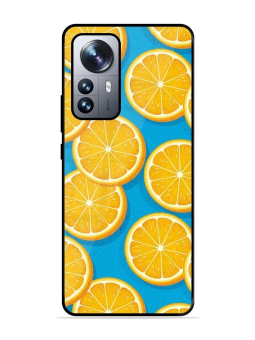 Citrus Symphony Glossy Soft Edge Case for Xiaomi Mi 12 Pro (5G) Chachhi