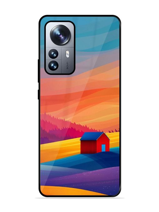 Sunset Solitude Glossy Soft Edge Case for Xiaomi Mi 12 Pro (5G) Chachhi