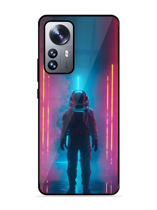 Neon Astronaut Glossy Soft Edge Case for Xiaomi Mi 12 Pro (5G) Chachhi