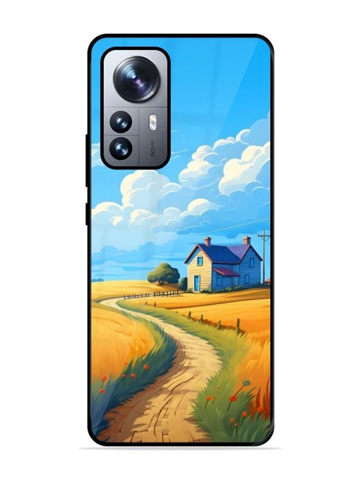 Countryside Cottage Glossy Soft Edge Case for Xiaomi Mi 12 Pro (5G) Chachhi