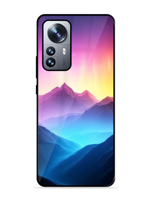 Cosmic Mountains Glossy Soft Edge Case for Xiaomi Mi 12 Pro (5G) Chachhi