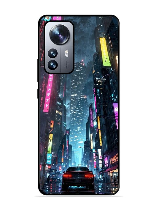 Neon Nightscape Glossy Soft Edge Case for Xiaomi Mi 12 Pro (5G) Chachhi