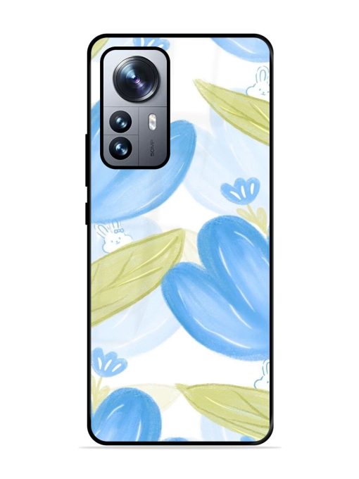 Bunny'S Blue Garden Glossy Soft Edge Case for Xiaomi Mi 12 Pro (5G) Chachhi