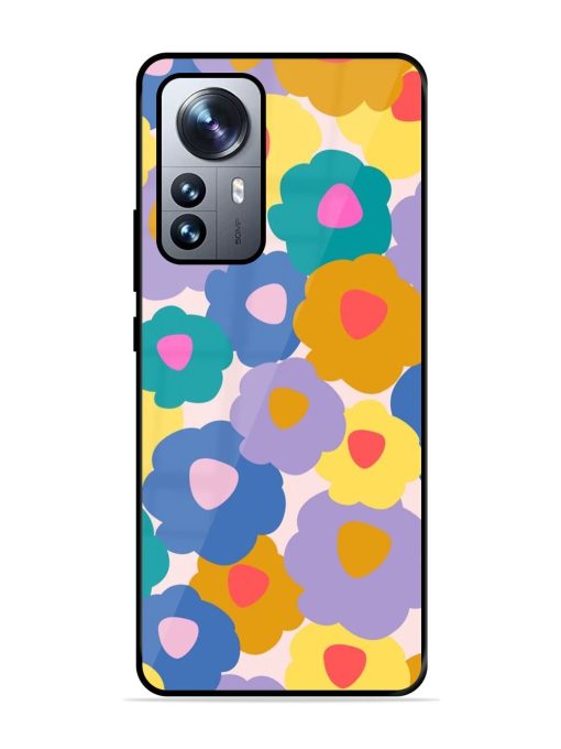 Flower Power Glossy Soft Edge Case for Xiaomi Mi 12 Pro (5G) Chachhi