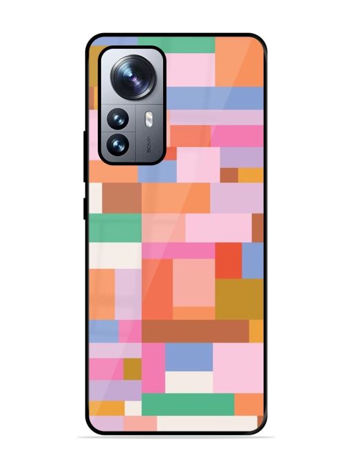 Colorful Chaos Glossy Soft Edge Case for Xiaomi Mi 12 Pro (5G) Chachhi